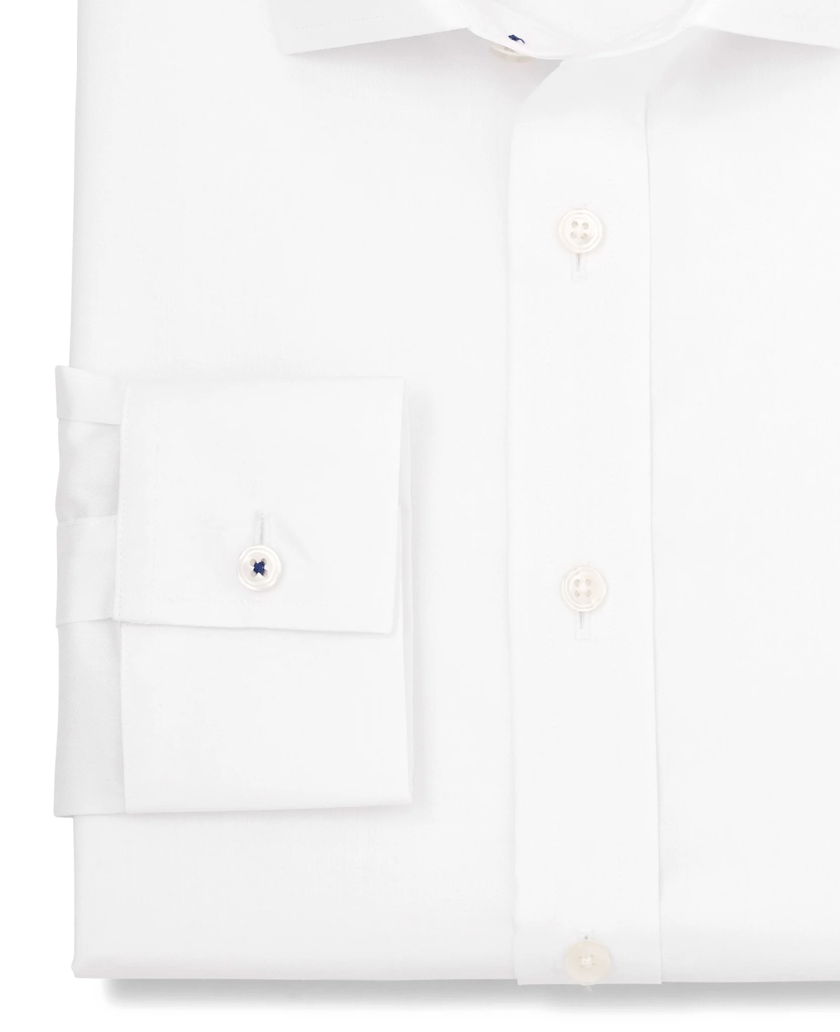Barnaby White Stretch Poplin Made To Measure Shirt - Image 3