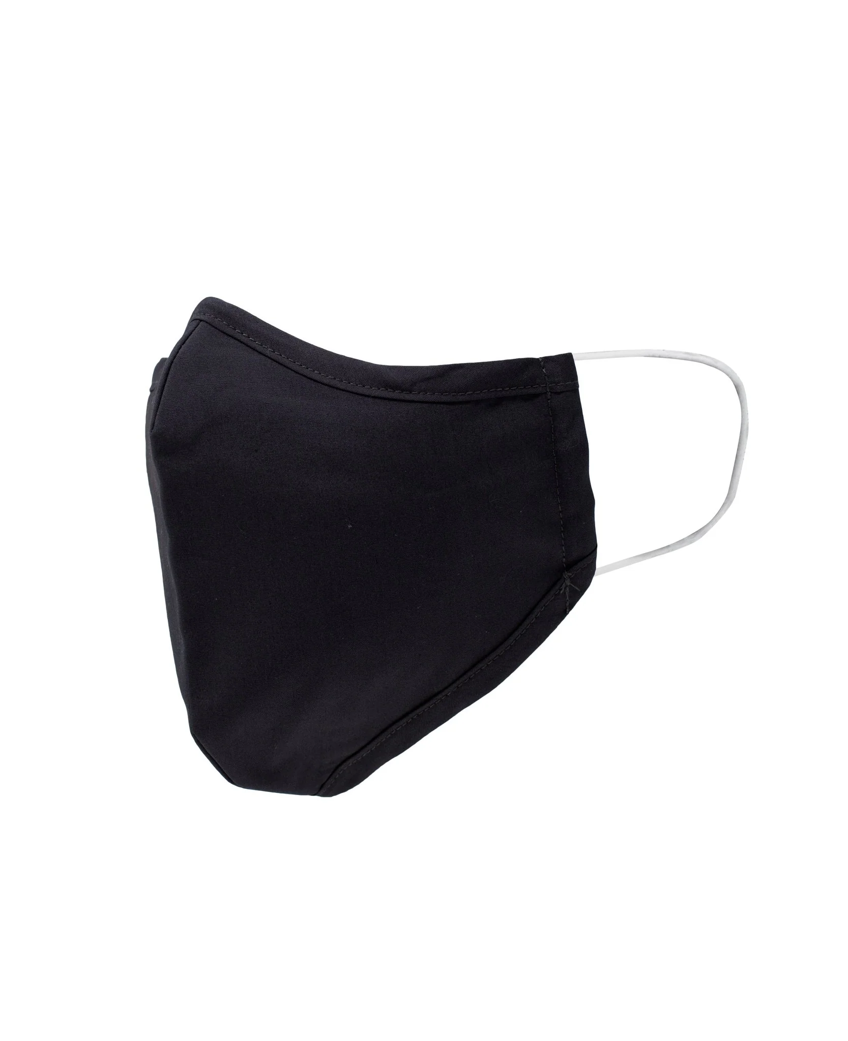 Black Cotton Poplin Face Mask [RTC]