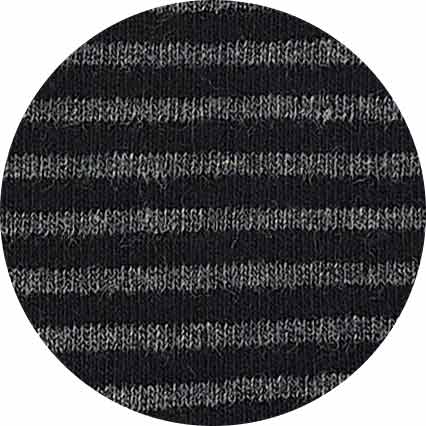 Grey Black Stripe Cotton Rich Three Pack Socks - Image 2
