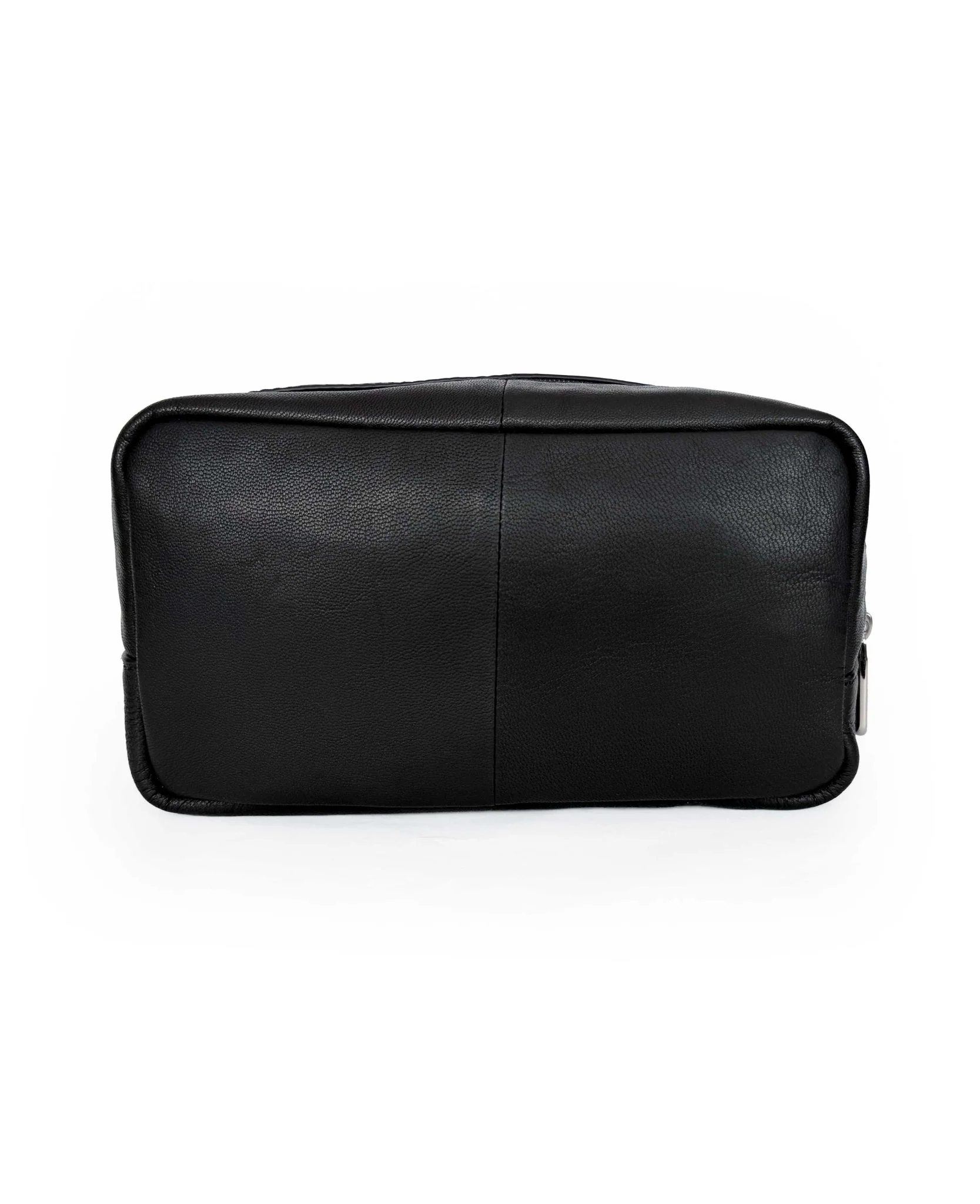 Black Leather Savile Row Wash Bag - Image 5