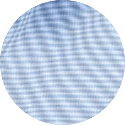 Blue Dobby Slim Fit Smart-Casual Shirt - Single Cuff - Image 7