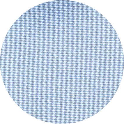 Blue Cotton Micro Check Slim Fit Winchester Formal Shirt - Double Cuff - Image 8