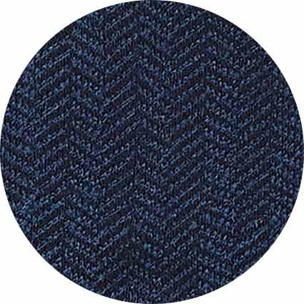 Blue Cotton Rich Herringbone Three Pack Socks - Image 2