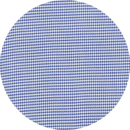 Blue Puppytooth Classic Fit Formal Shirt - Single Cuff [RTC] - Image 6