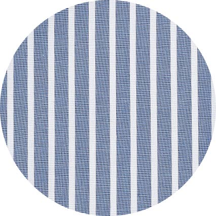 Blue White Cotton Striped Slim Fit Winchester Formal Shirt - Double Cuff - Image 8