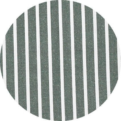 Dark Green Reverse Stripe Classic Fit Shirt With White Collar & Cuffs - Image 8