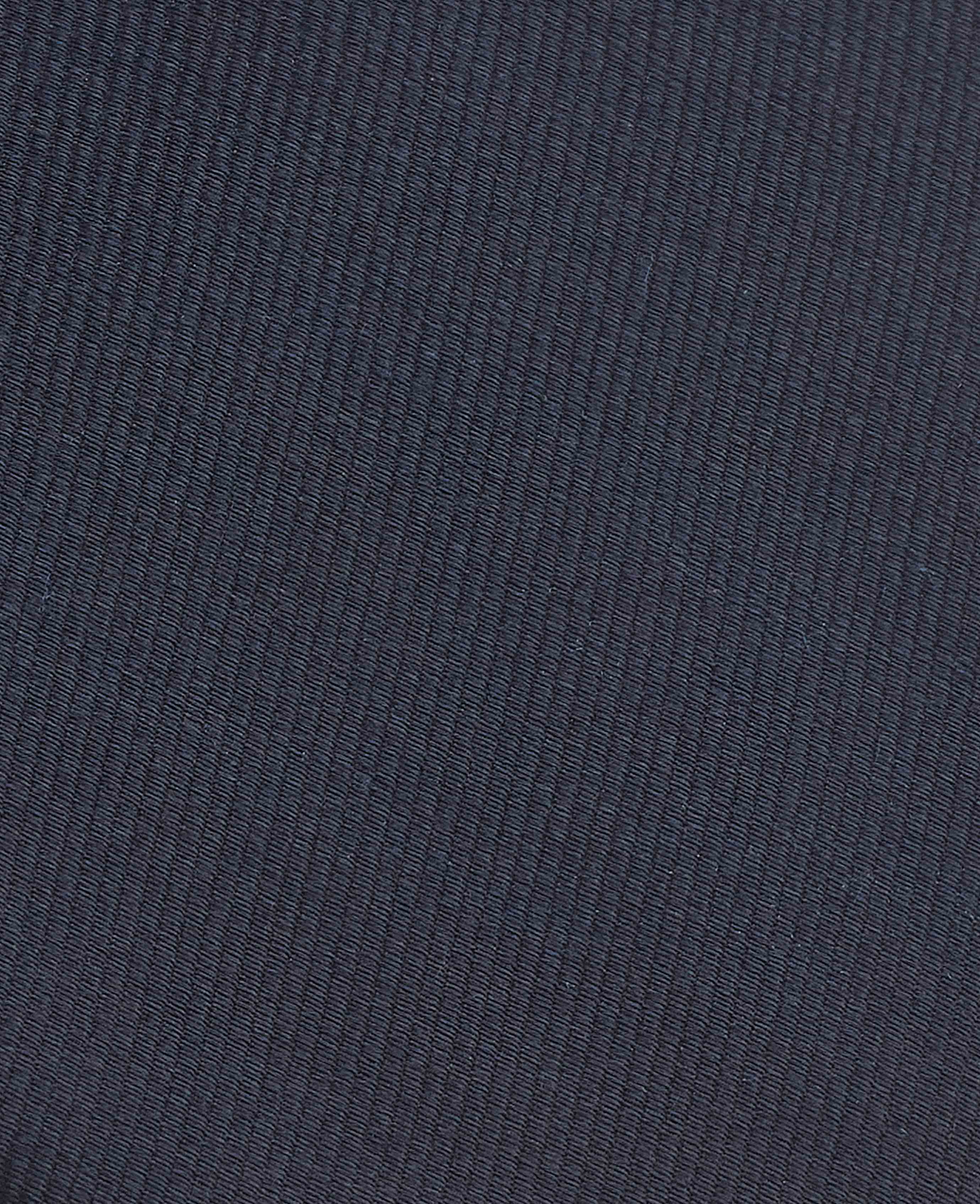 Dark Navy Silk Tie - Image 2
