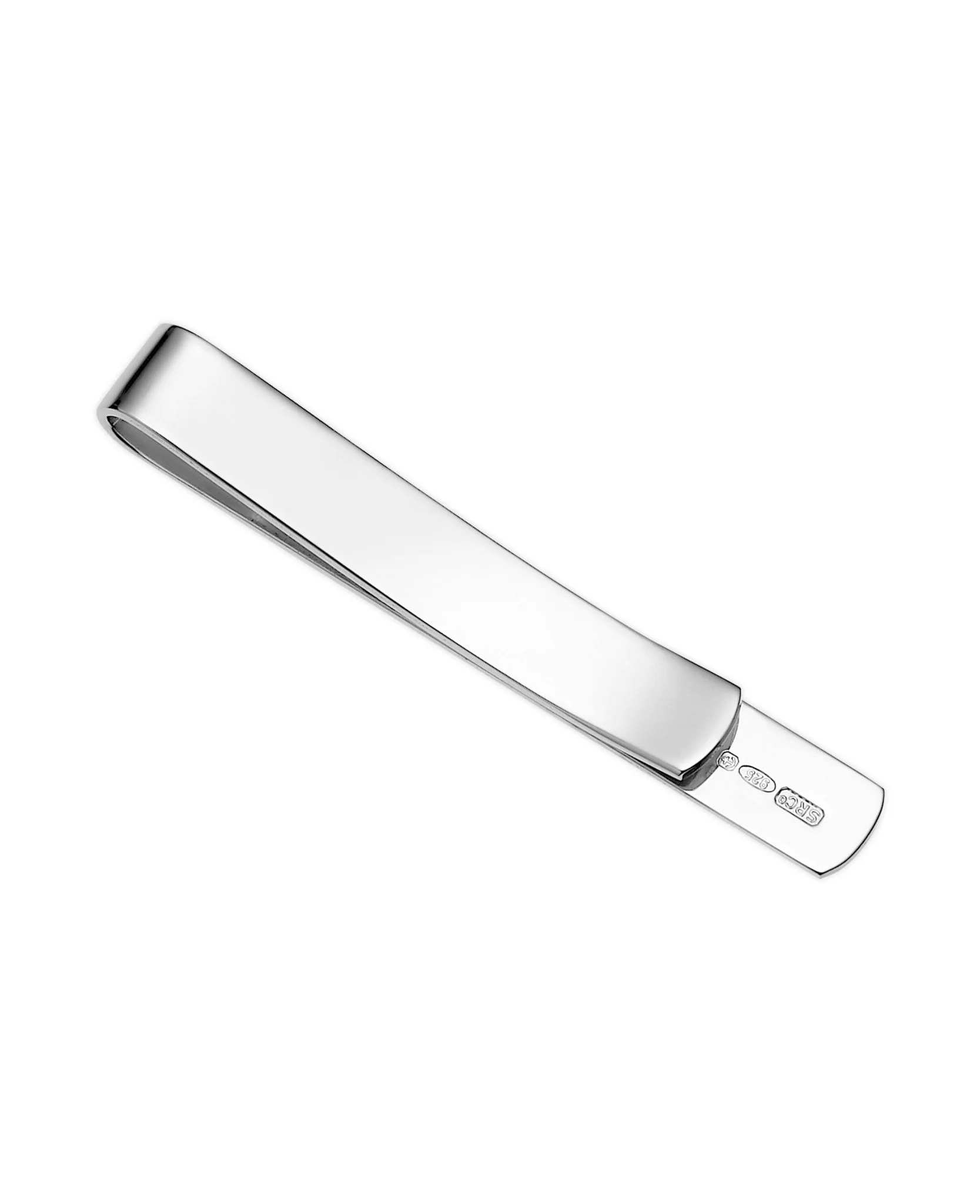 Engravable Sterling Silver Tie Clip - Image 3