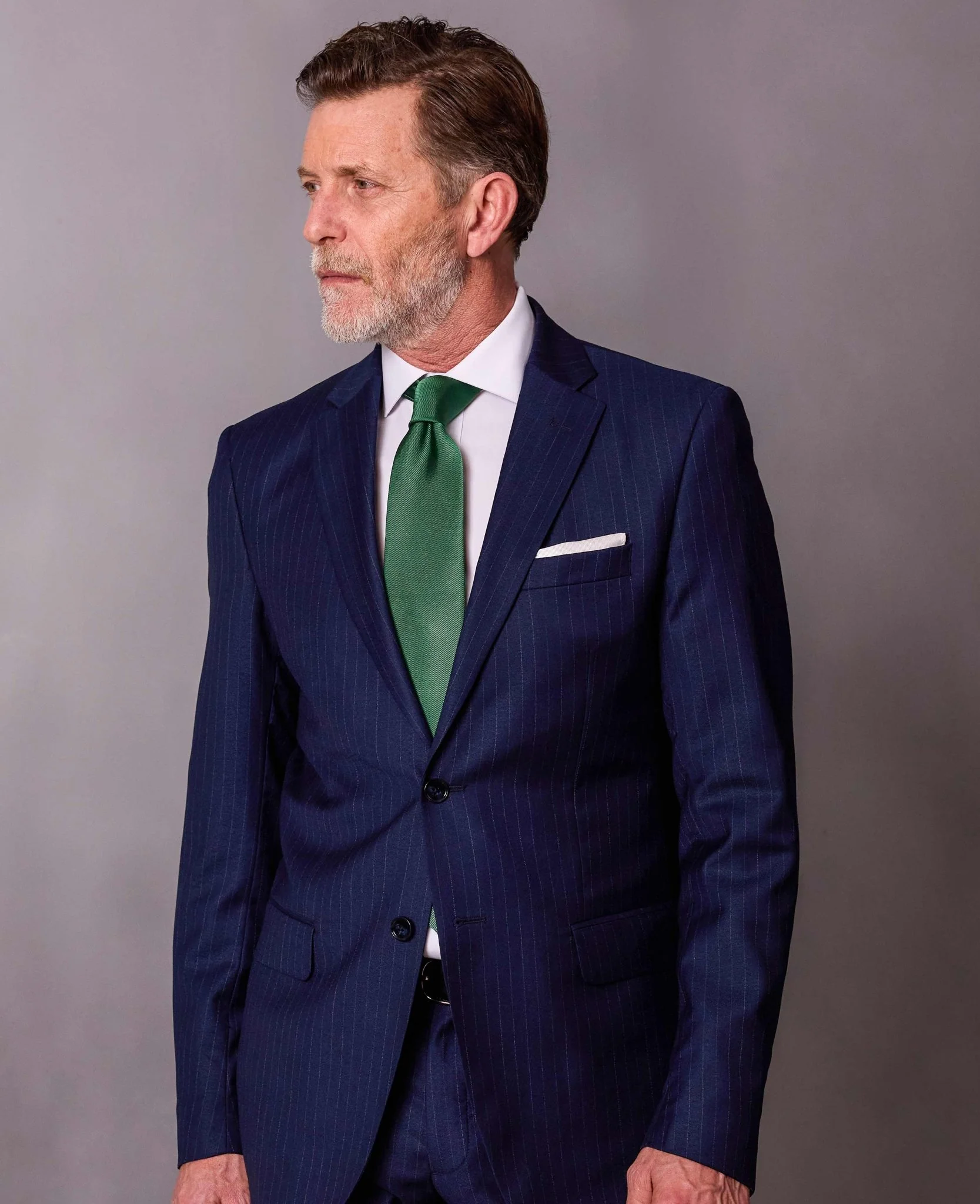 Green Silk Tie - Image 3