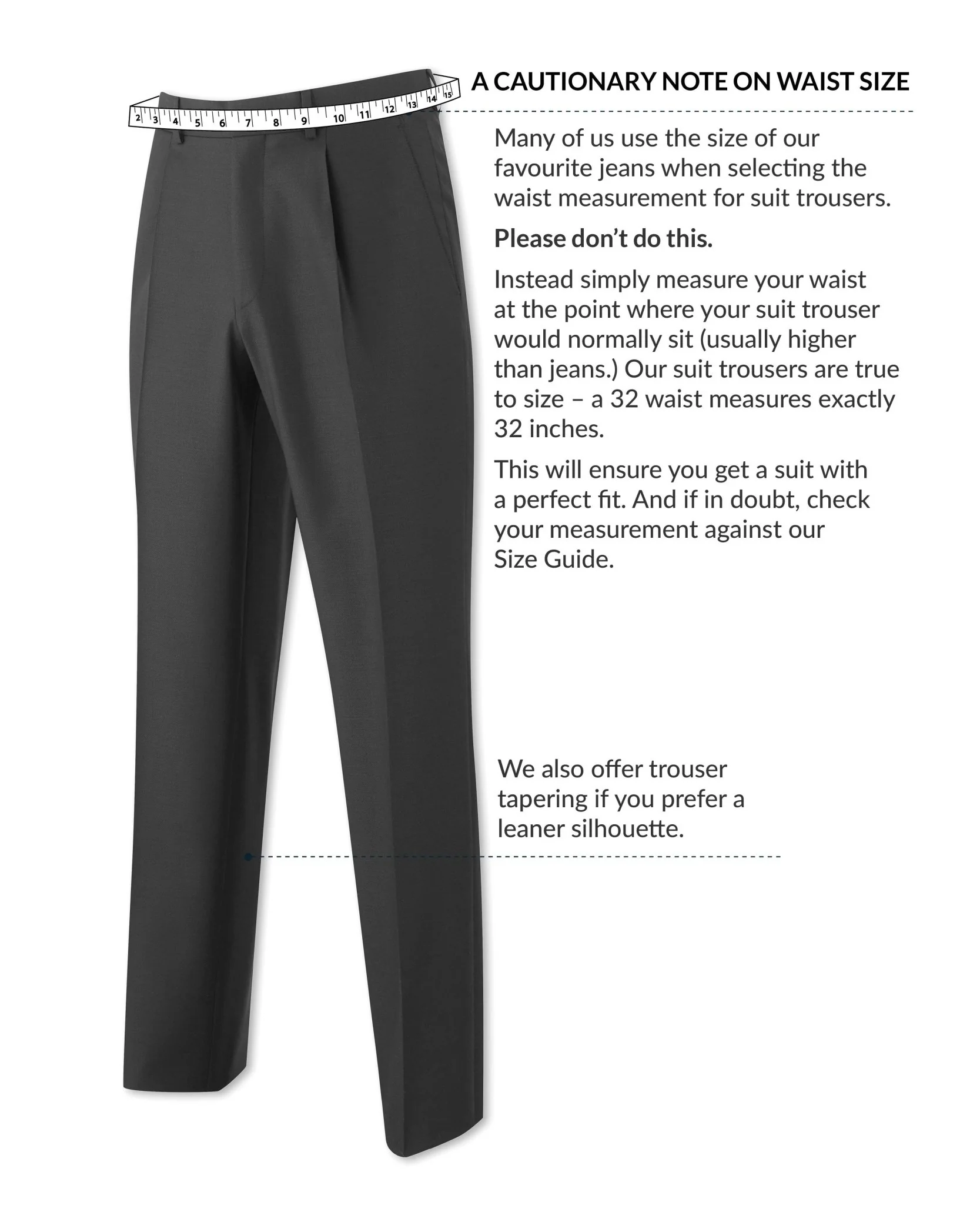 Grey Wool-Blend Suit Trousers - Image 3
