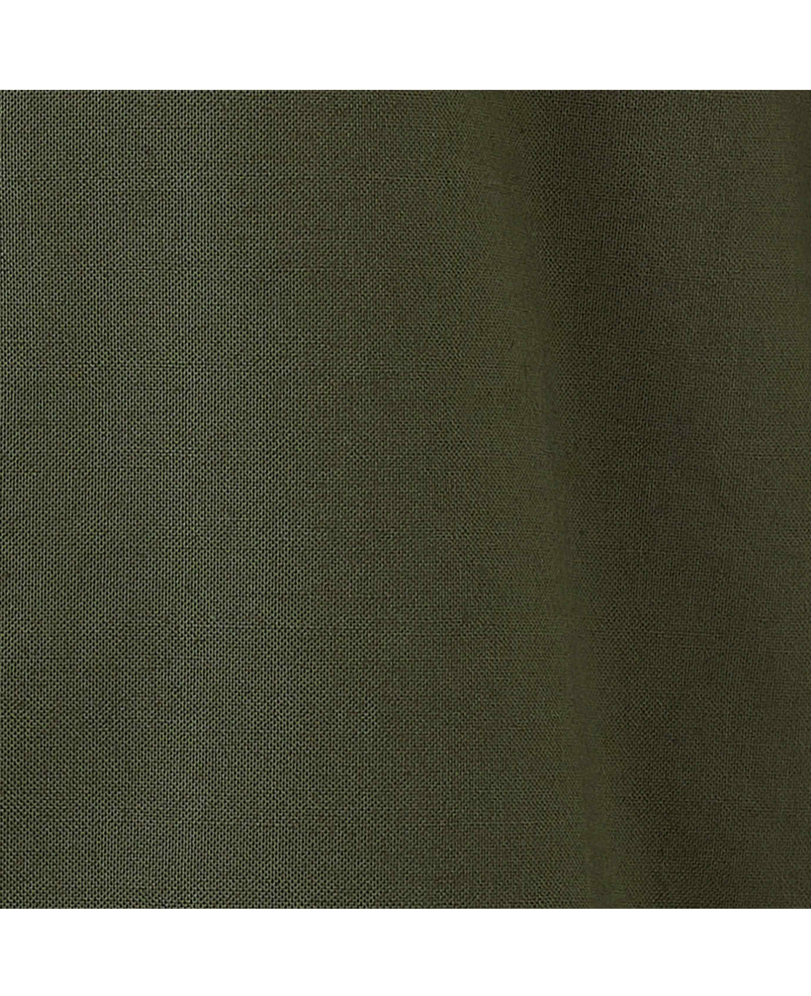 Khaki Classic Fit Button-Down Oxford Casual Shirt - Image 7