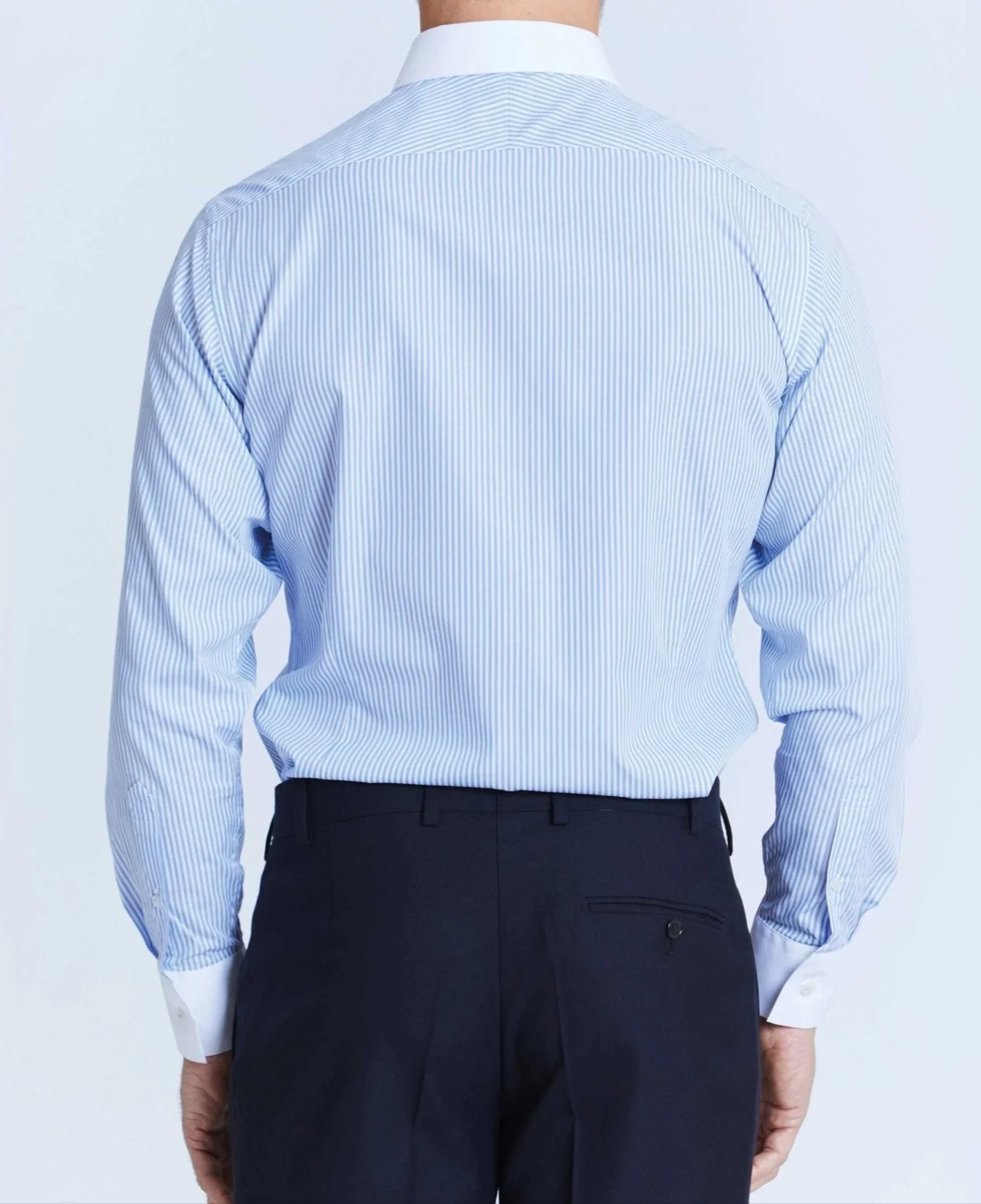 Lester Blue Bengal Stripe Made-To-Measure Shirt - Image 4