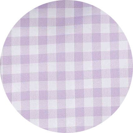 Lilac Cotton Gingham Check Classic Fit Formal Shirt - Single Cuff - Image 6