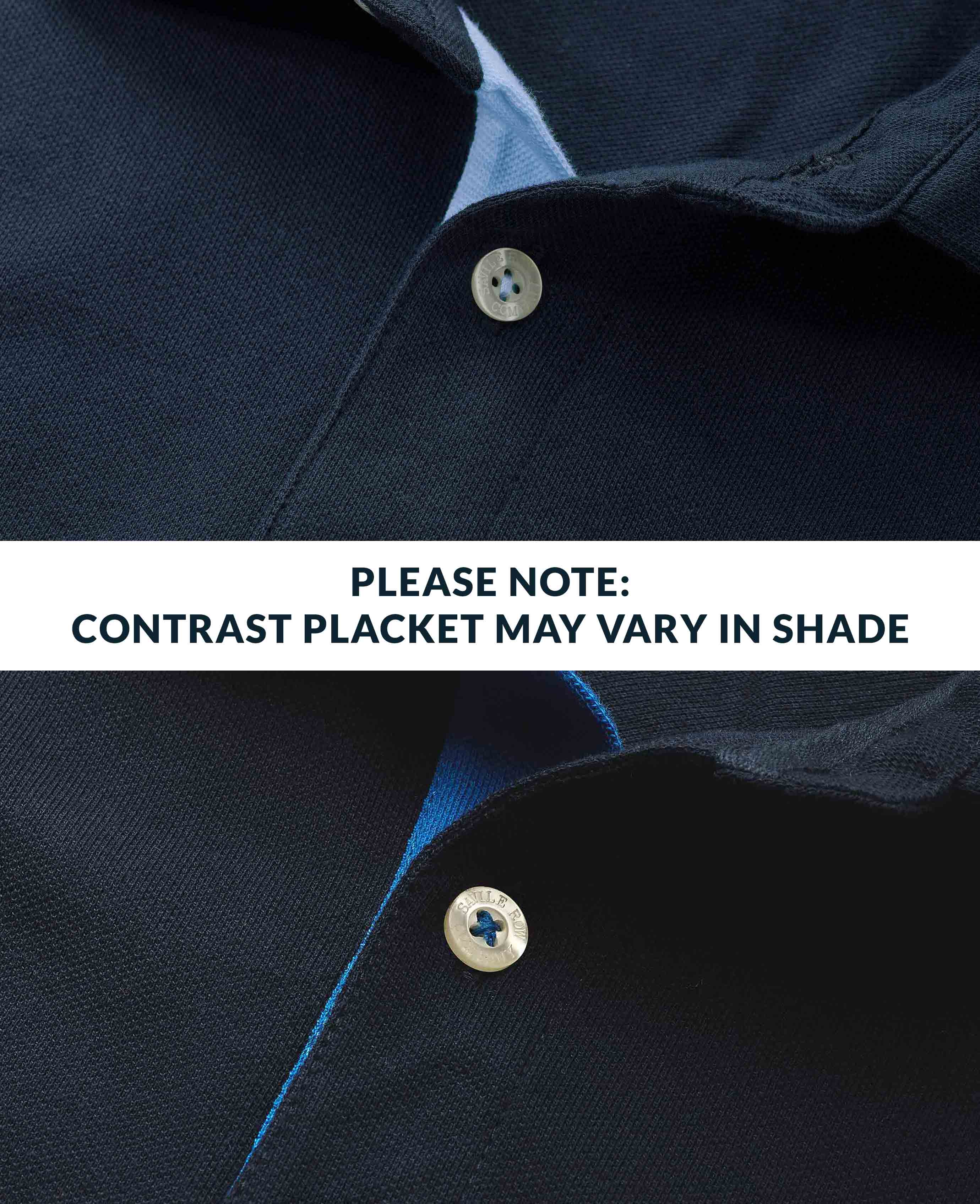 Navy Classic Fit Short Sleeve Polo Shirt - Image 8