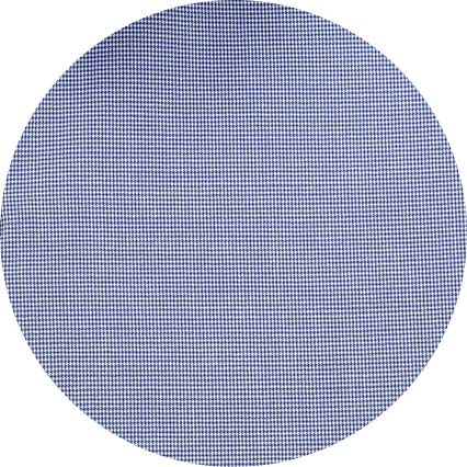 Navy Cotton Micro Dobby Slim Fit Smart-Casual Shirt - Single Cuff - Image 7