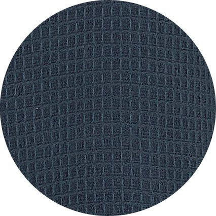 Navy Cotton Waffle Dressing Gown With Terry Cotton Lining - Image 10