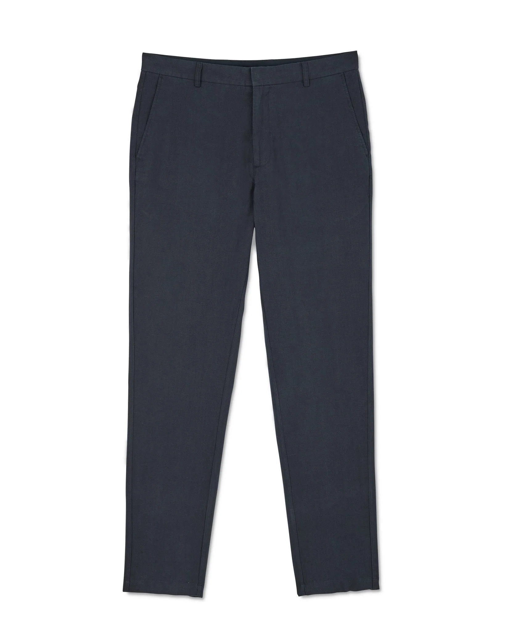 Navy Linen Trousers [RTC] - Image 3