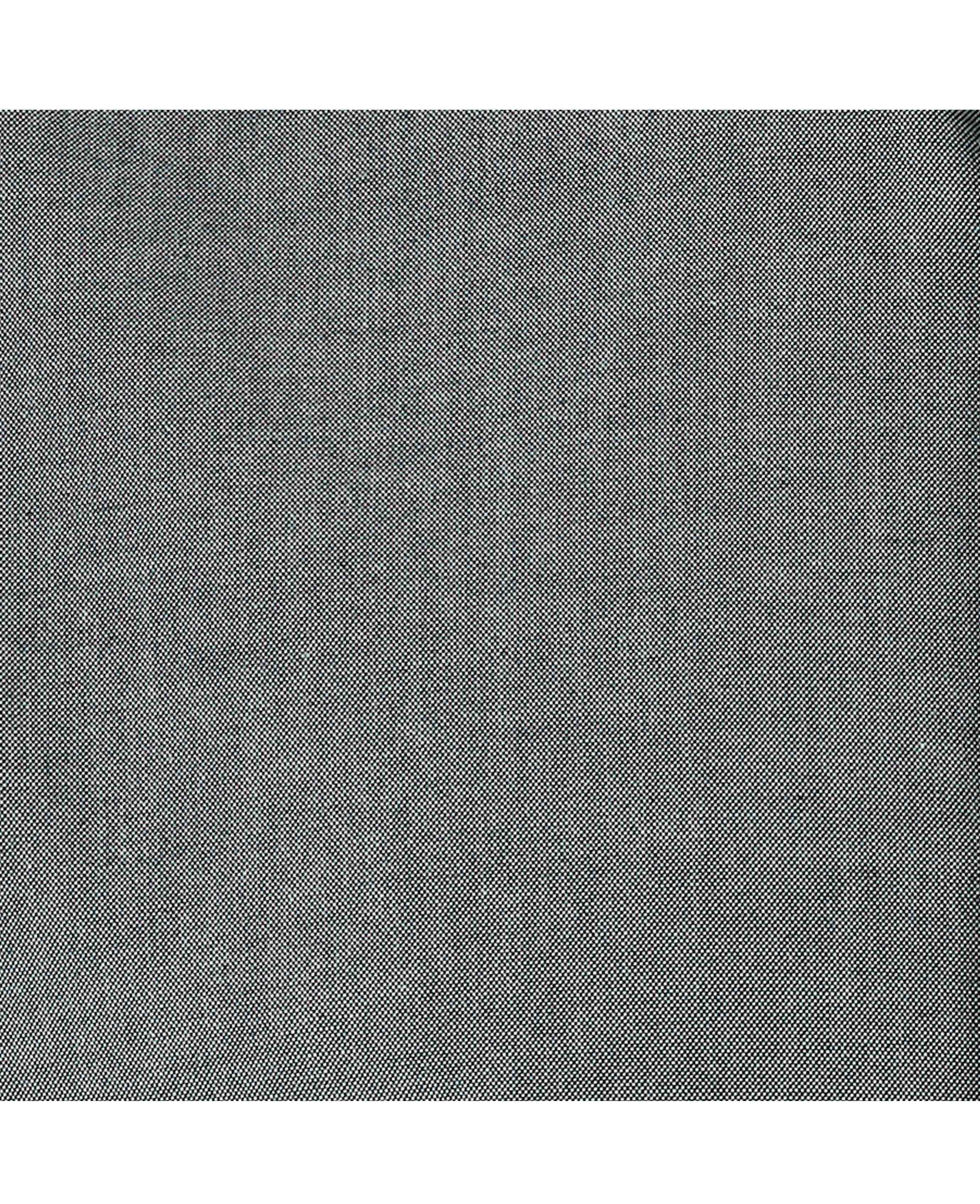 Navy Slim Fit Chambray Oxford Shirt - Image 6