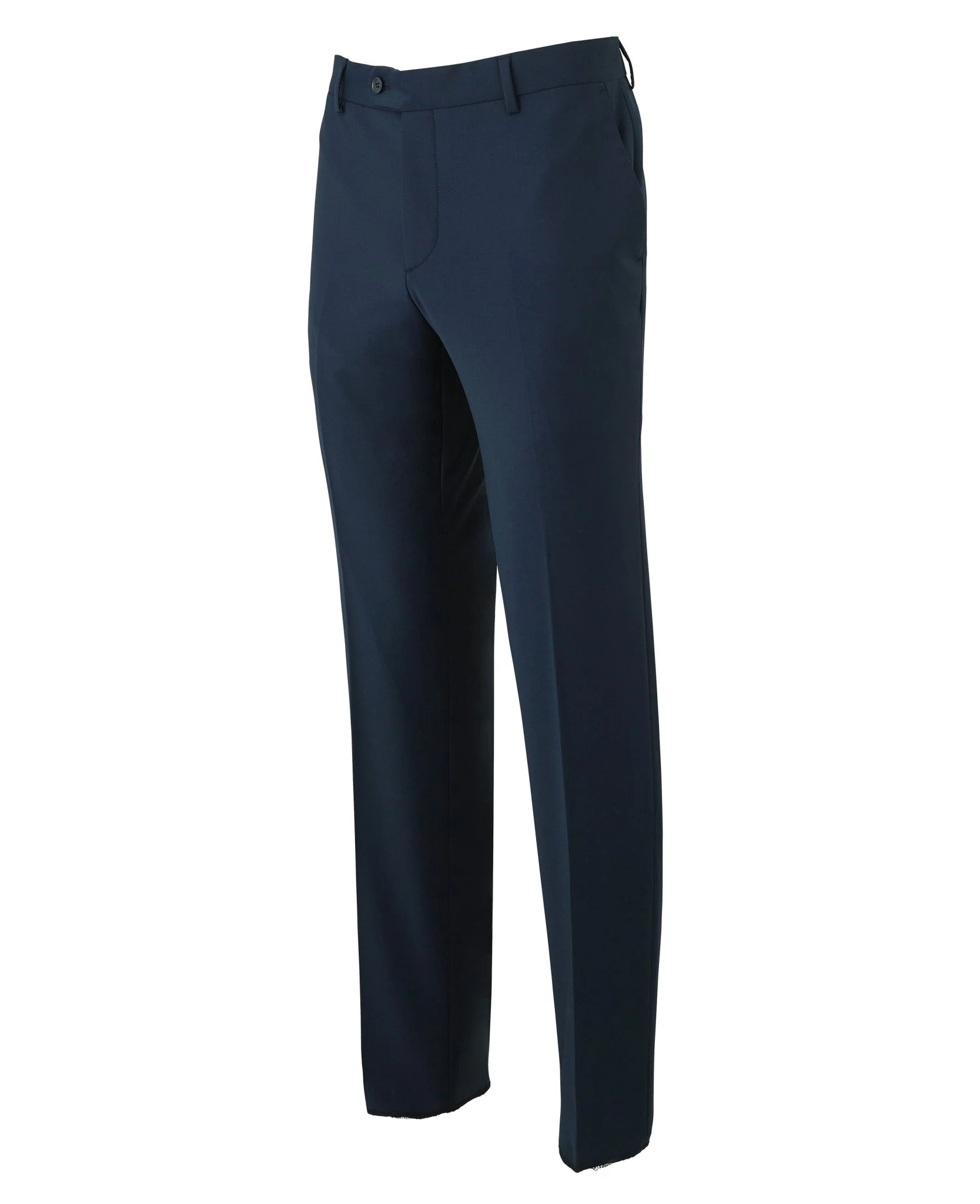 Navy Wool-Blend Tailored Suit - Image 18
