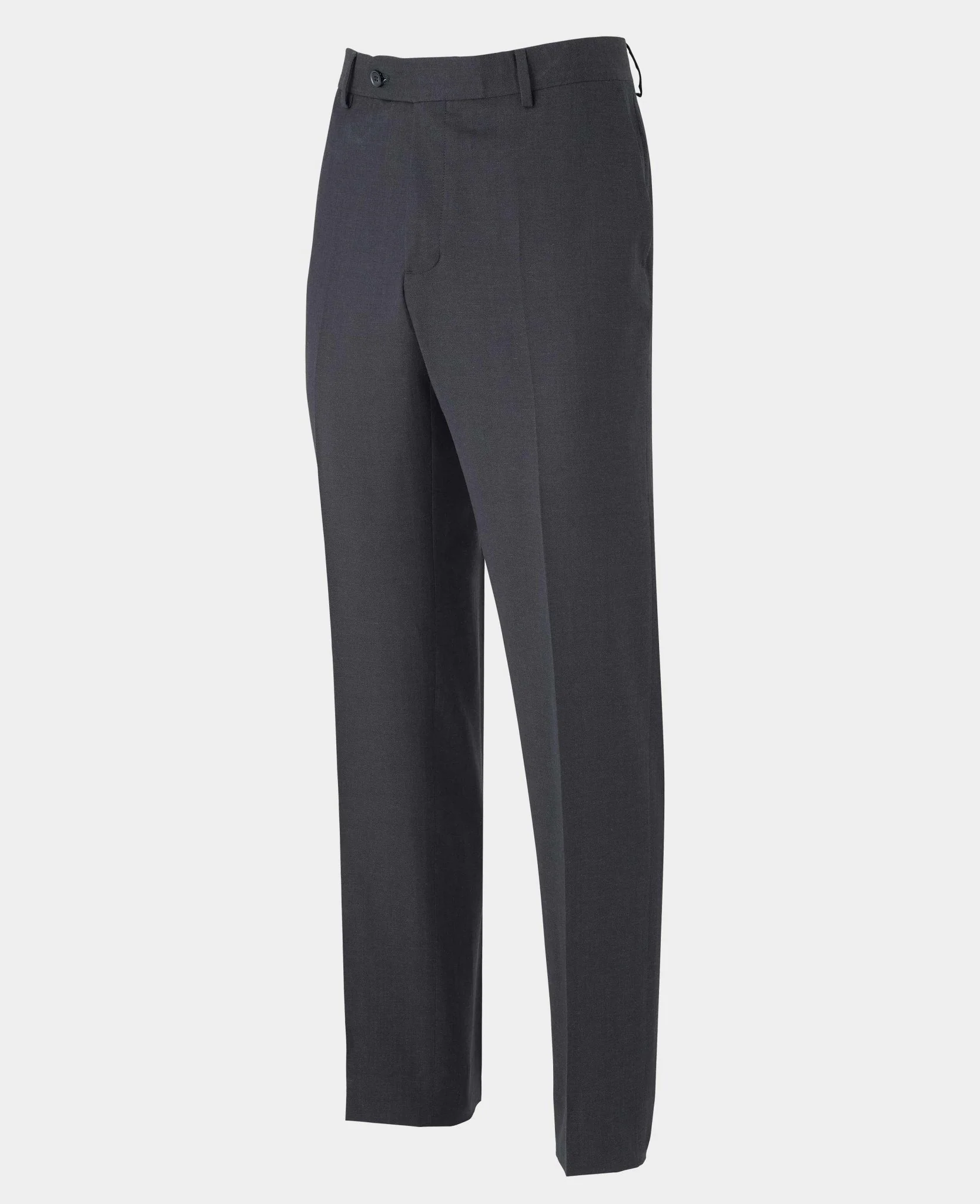 Navy Wool Linen Blend Tailored Suit - Image 7