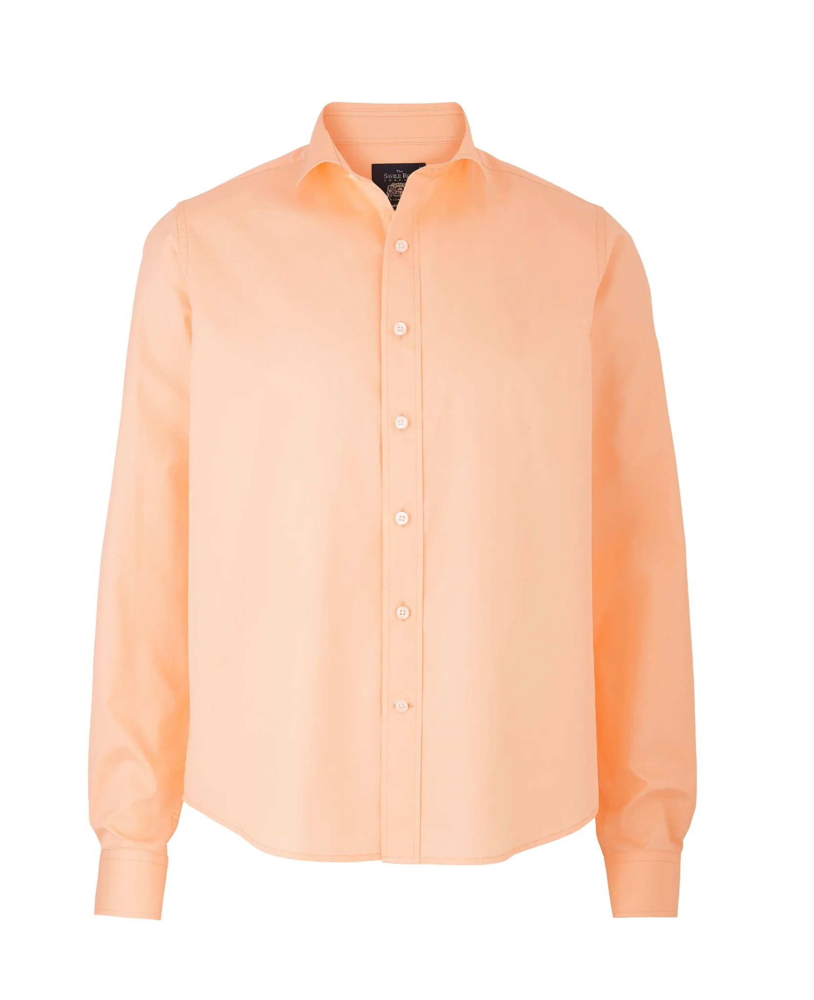Peach Twill Slim Fit Shirt in Shorter Length [RTC] - Image 3