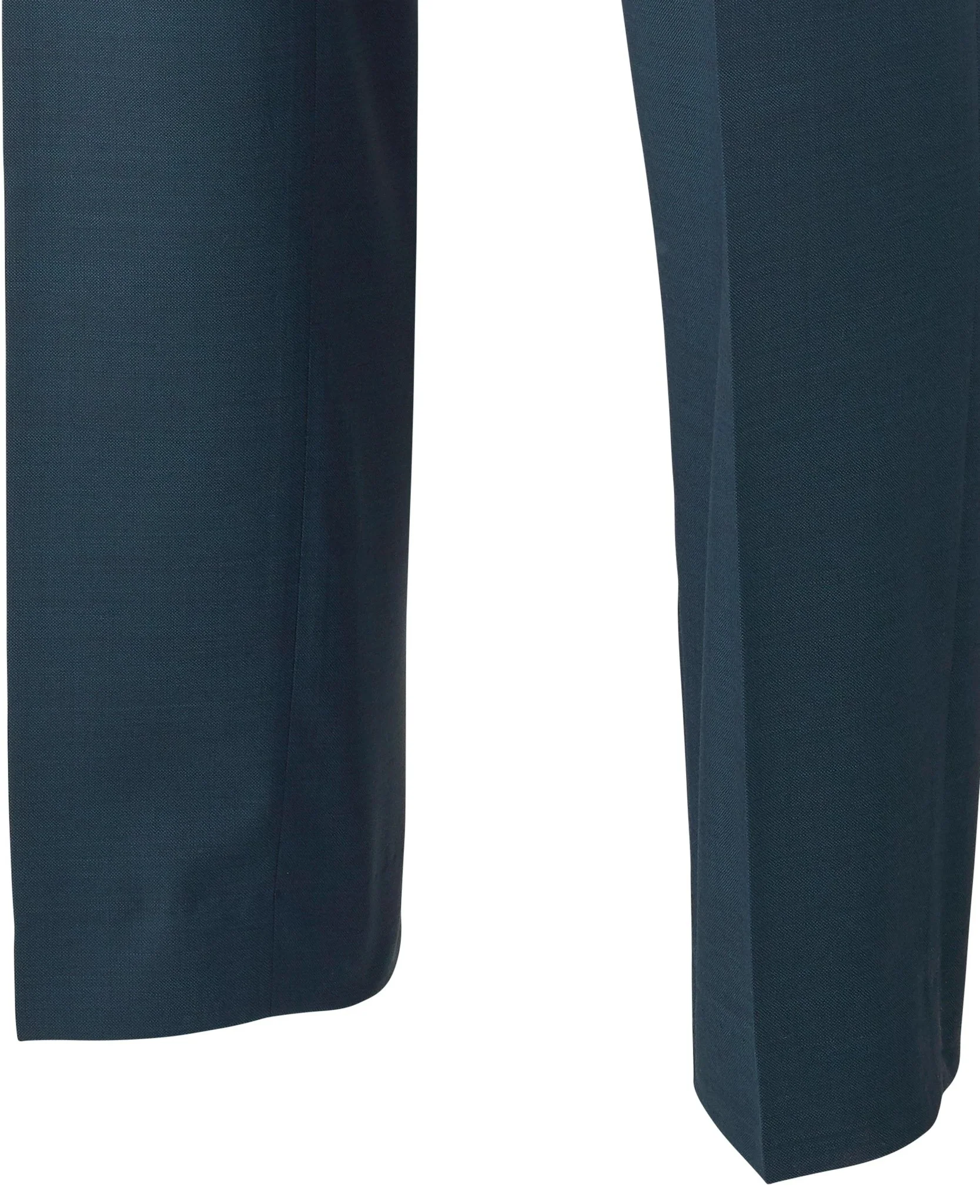 Petrol Blue Wool-Blend Tailored Suit Trousers - Image 4