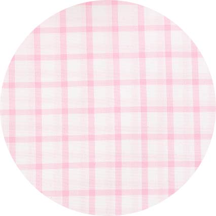 Pink White Check Slim Fit Shirt - Double Cuff [RTC] - Image 7