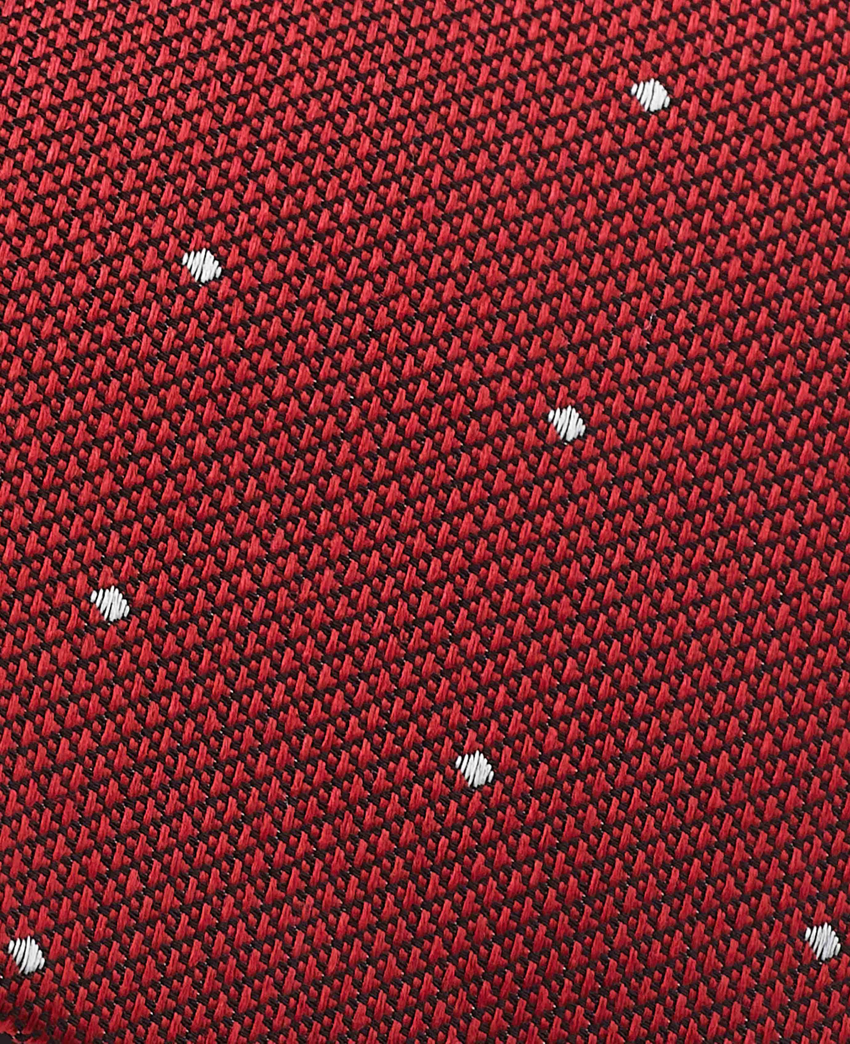 Red Spot Silk Tie - Image 2