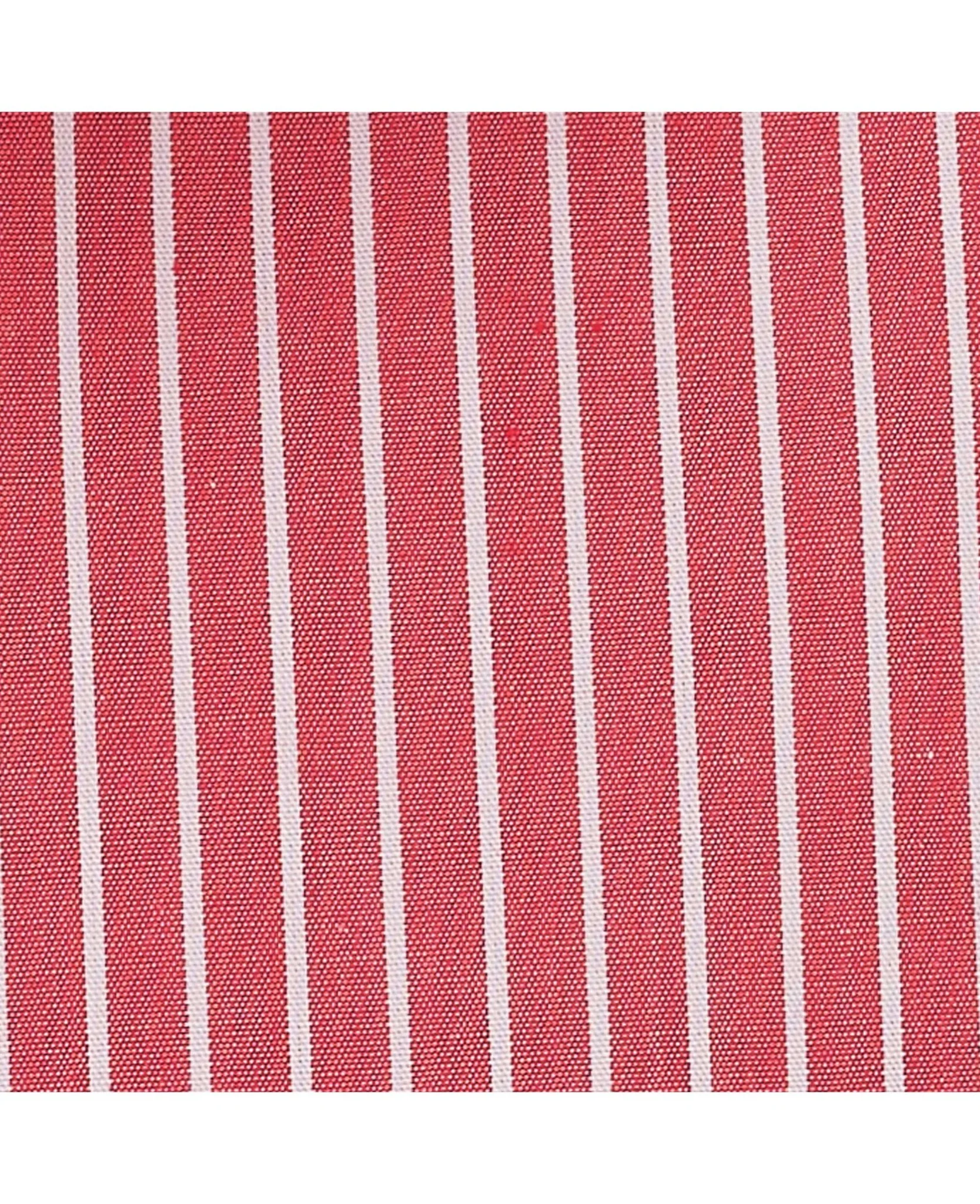Red White Poplin Stripe Classic Fit Formal Shirt - Double Cuff [RTC] - Image 8