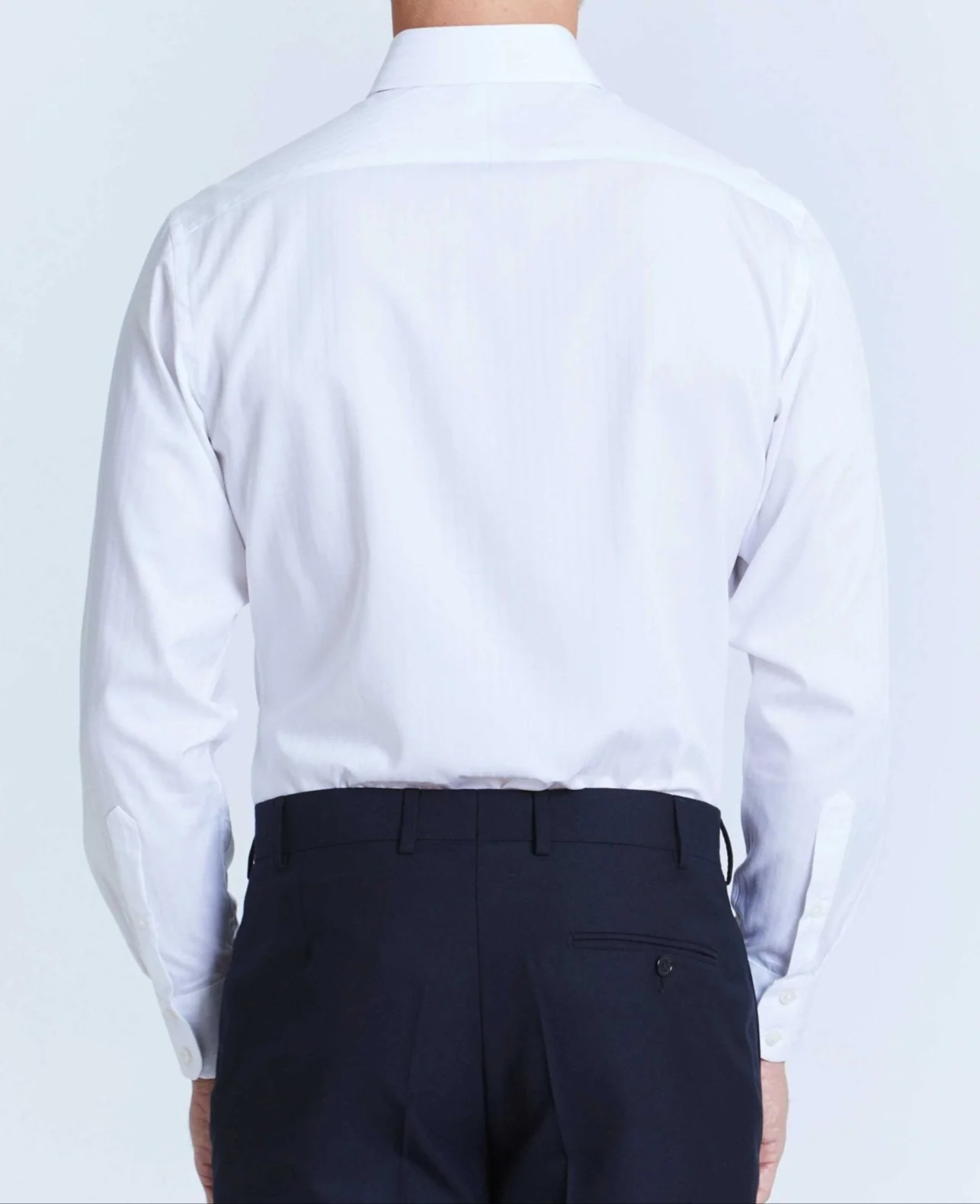 Robert White Satin Stripe Made-To-Measure Shirt - Image 5