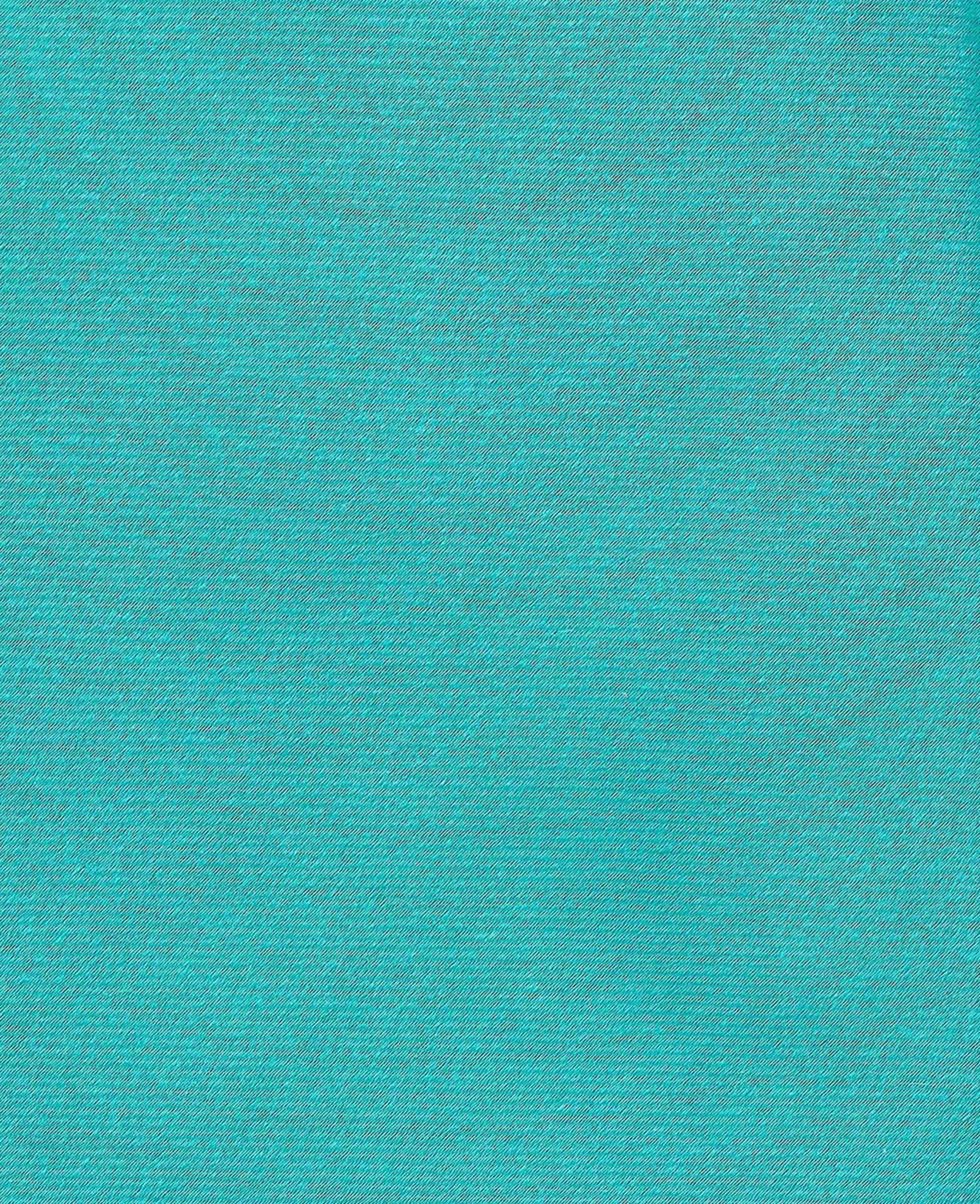 Turquoise Seven Fold Silk Tie - Image 2