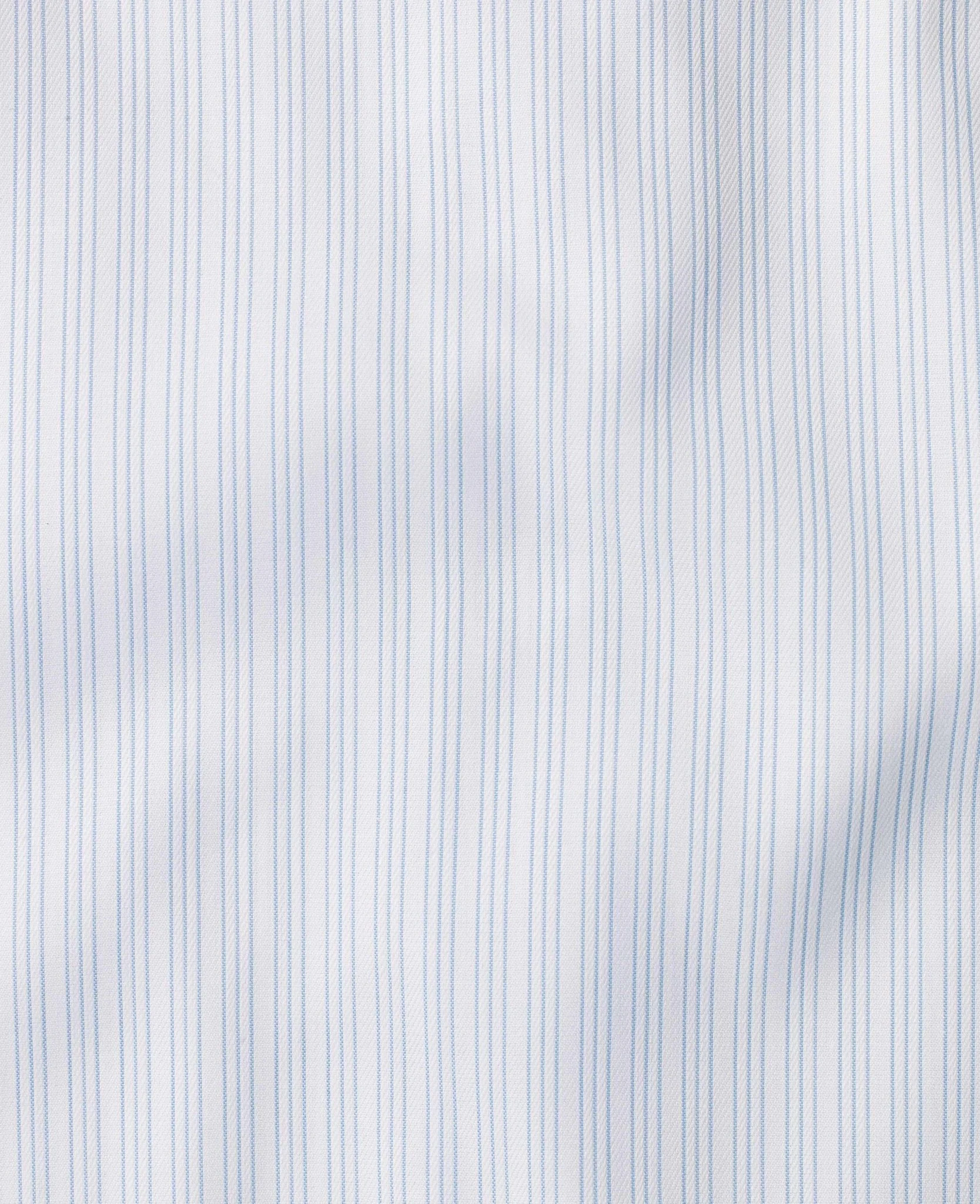 Victor Blue Fine Stripe Made To Measure Shirt - Image 2