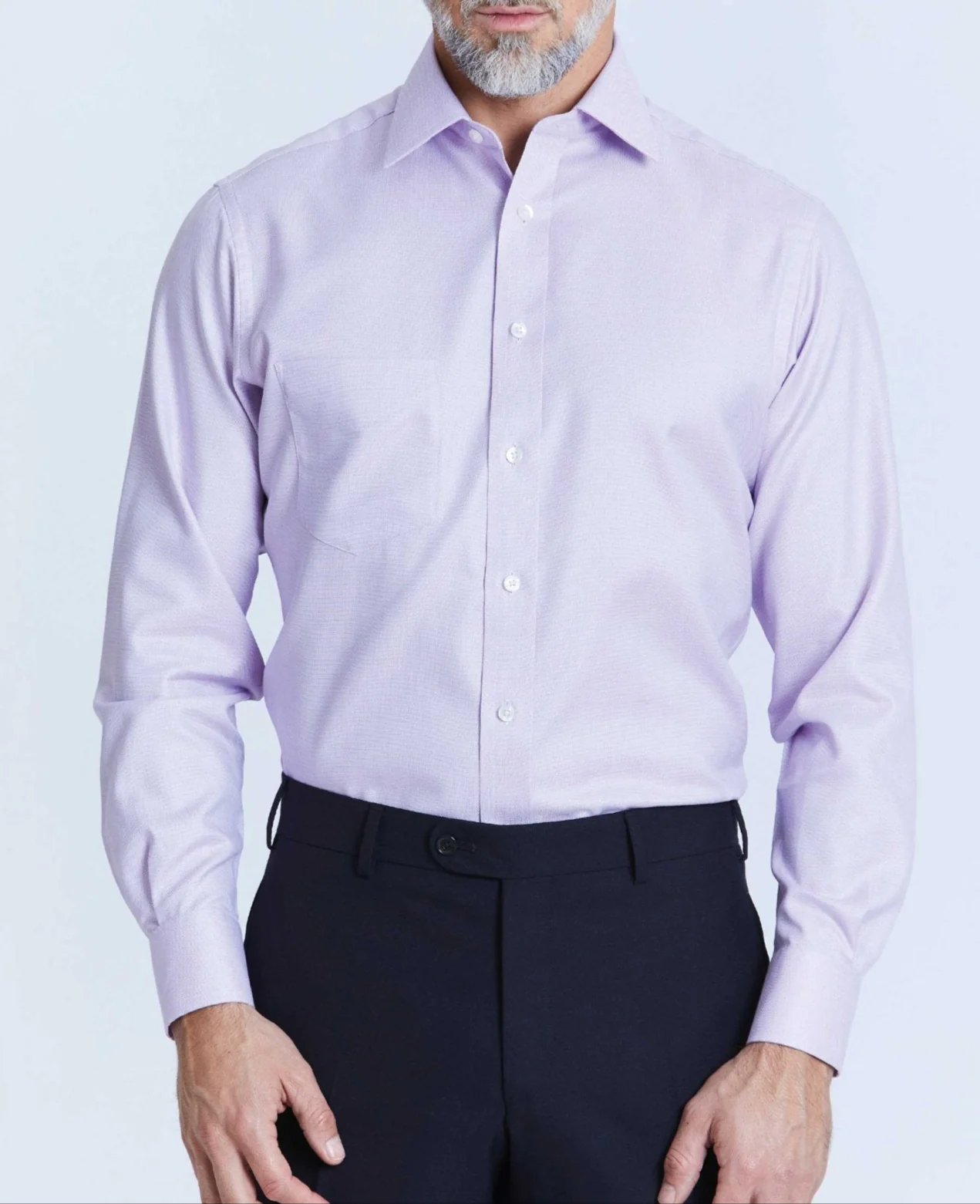 Walter Lilac Dobby Made To Measure Shirt - Image 5