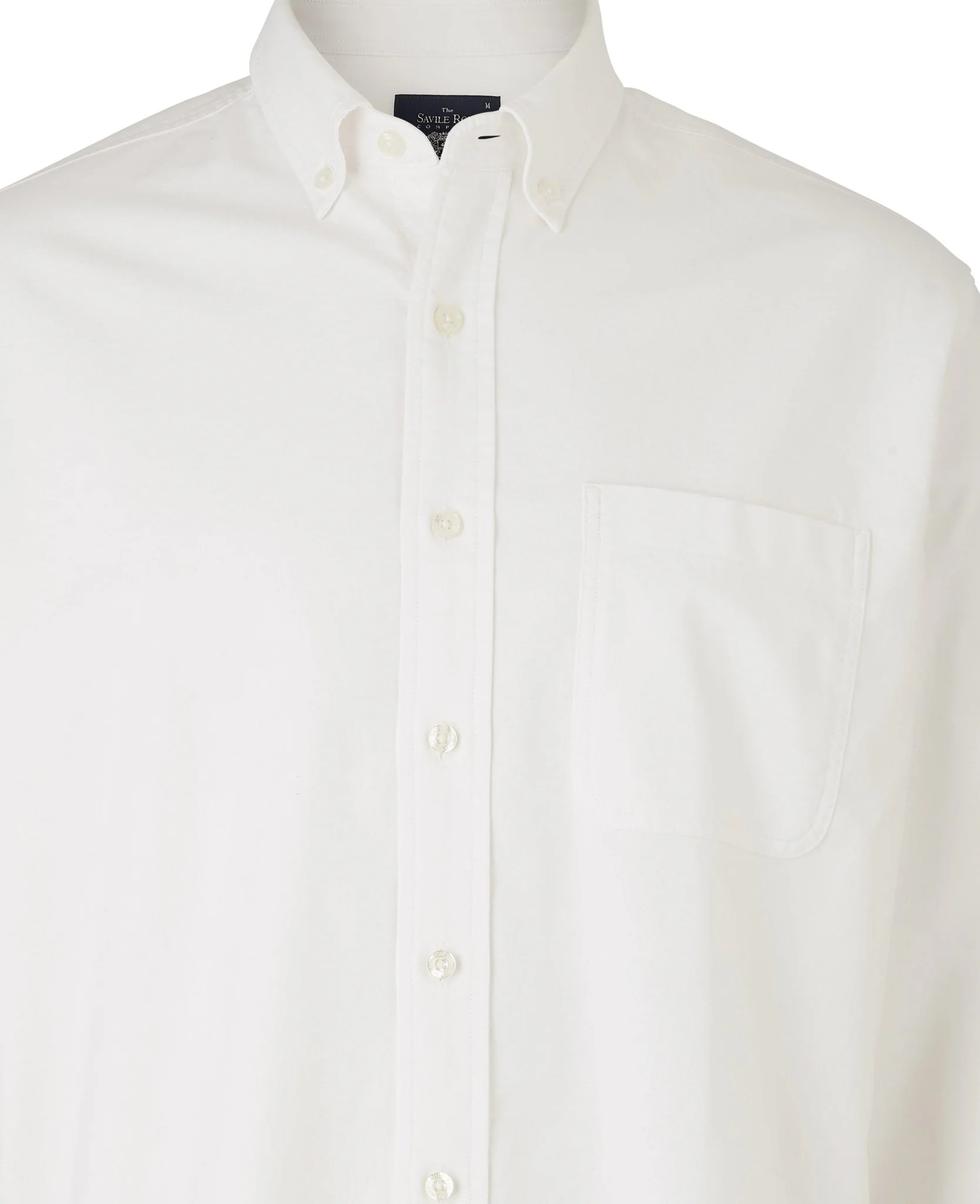 White Classic Fit Oxford Shirt [RTC] - Image 4