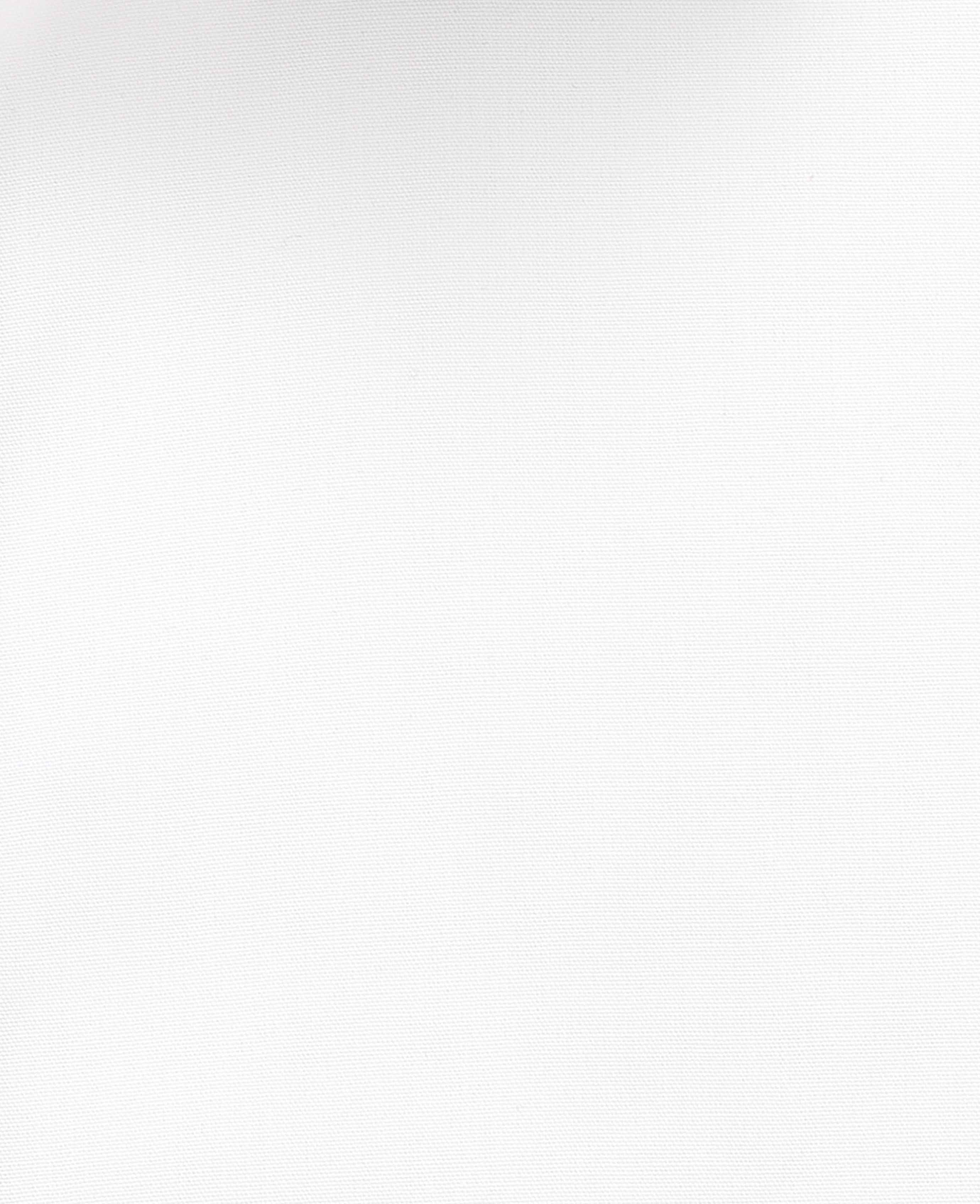 White Cotton Poplin Classic Fit Non-Iron Shirt - Single or Double Cuff - Image 11
