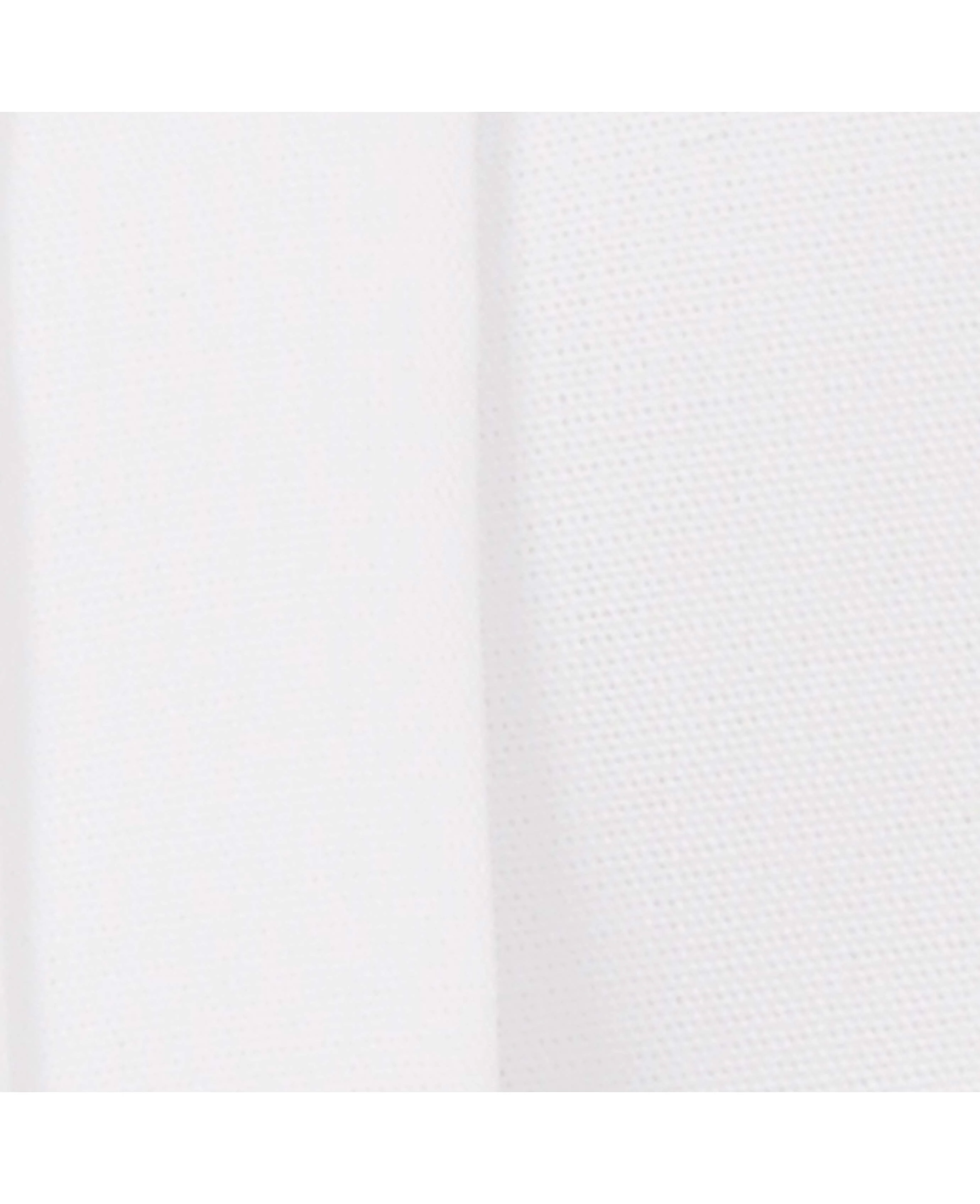 White Poplin Pleated Slim Fit Double Cuff Evening Formal Shirt - Image 7
