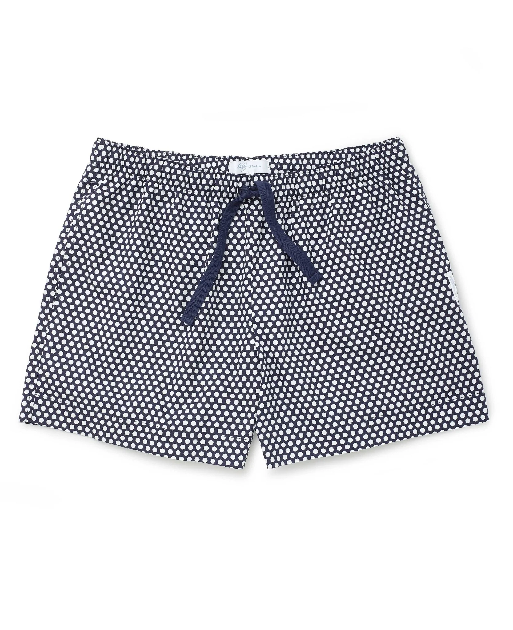 Women's Navy & White Spot Print Pyjama Short Set [RTC] - Image 4