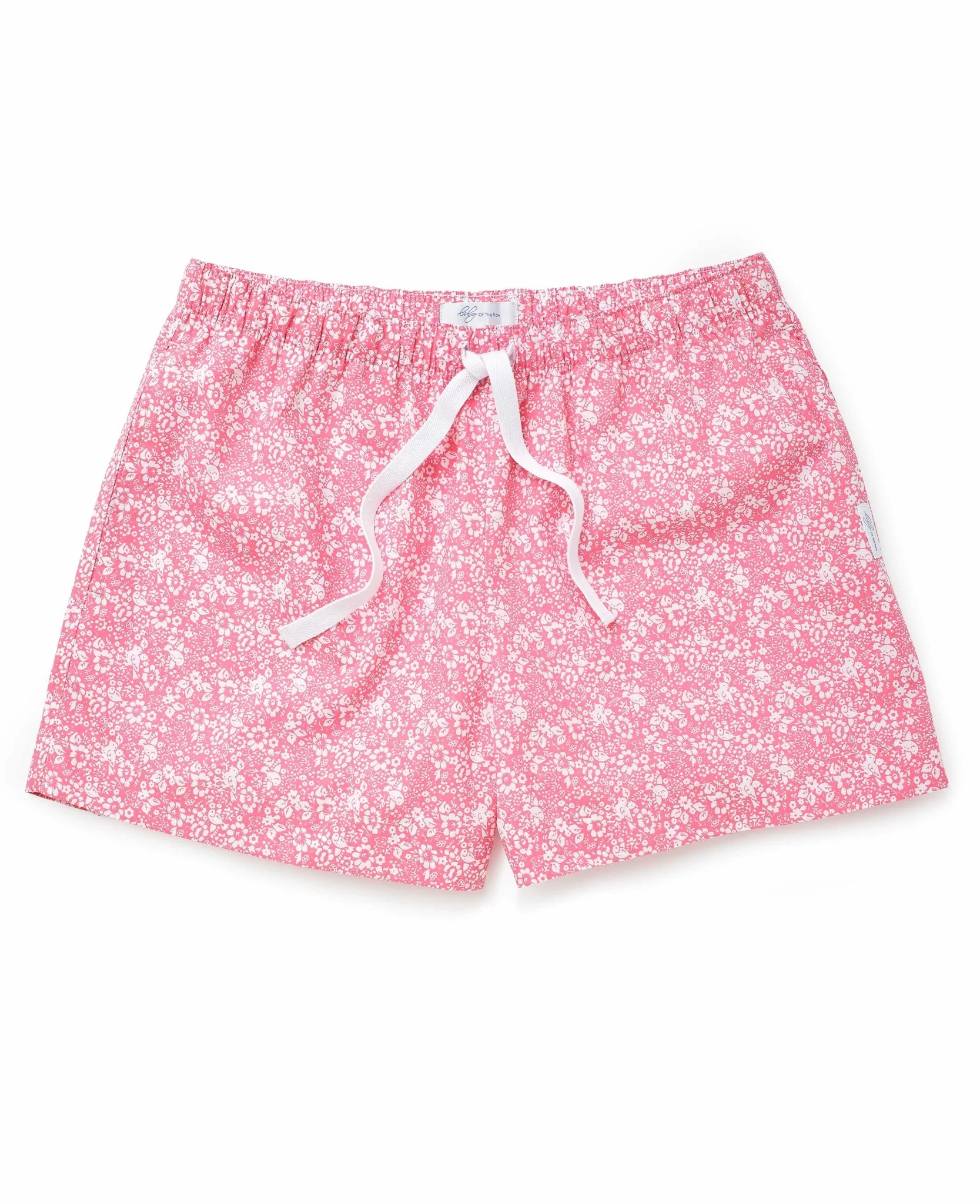 Women's Pink & White Printed Pyjama Short Set [RTC] - Image 2