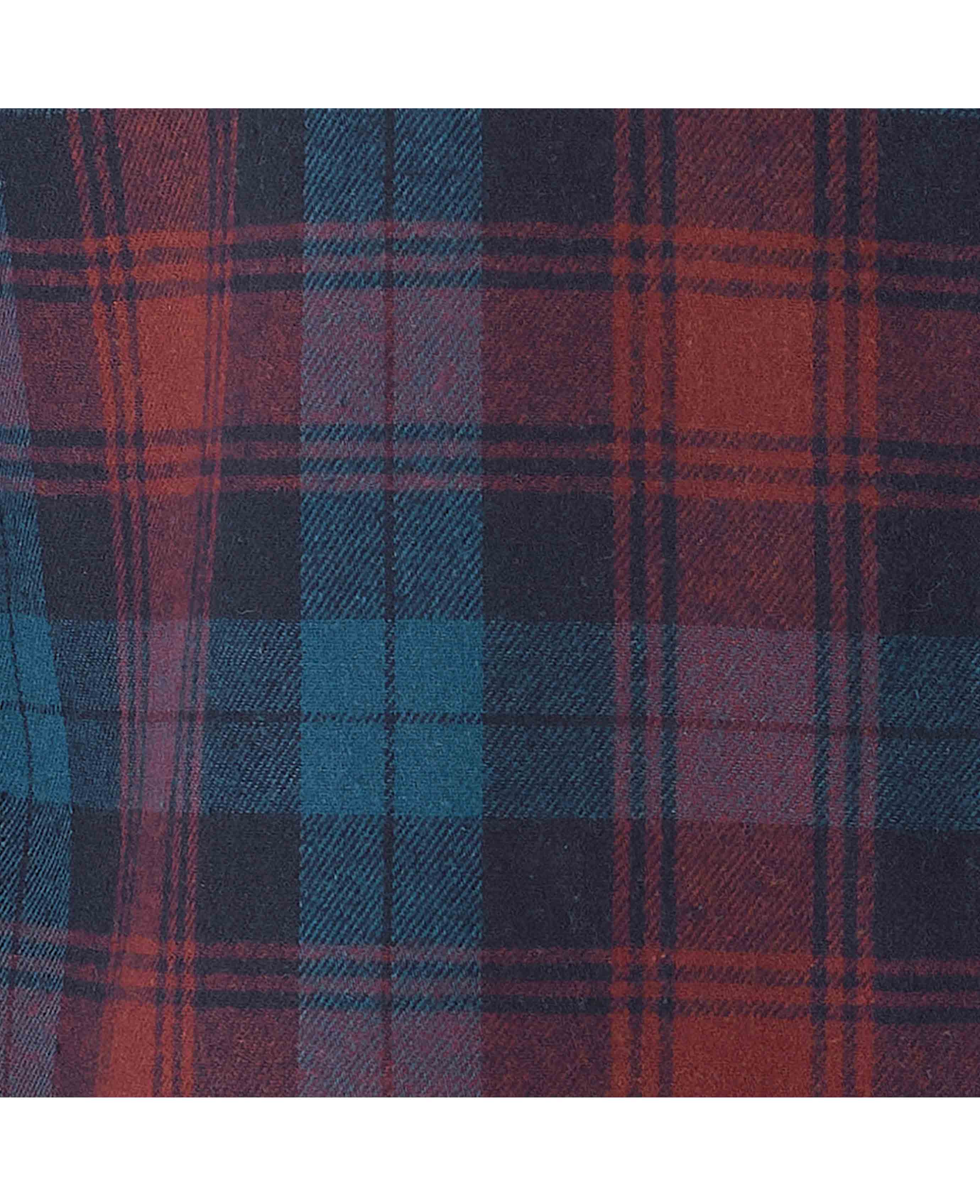 Women's Red Brushed Cotton Check Casual Shirt - Image 4