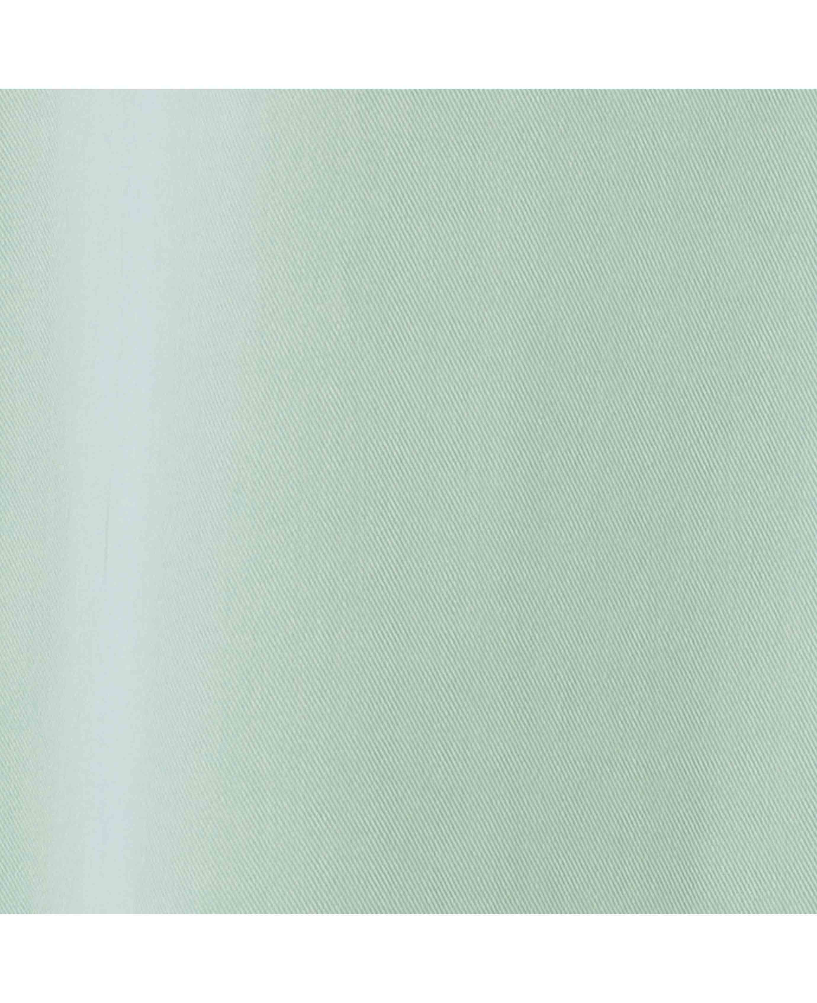 Women's Sage Green Viscose Twill Boyfriend Fit Shirt - Image 4